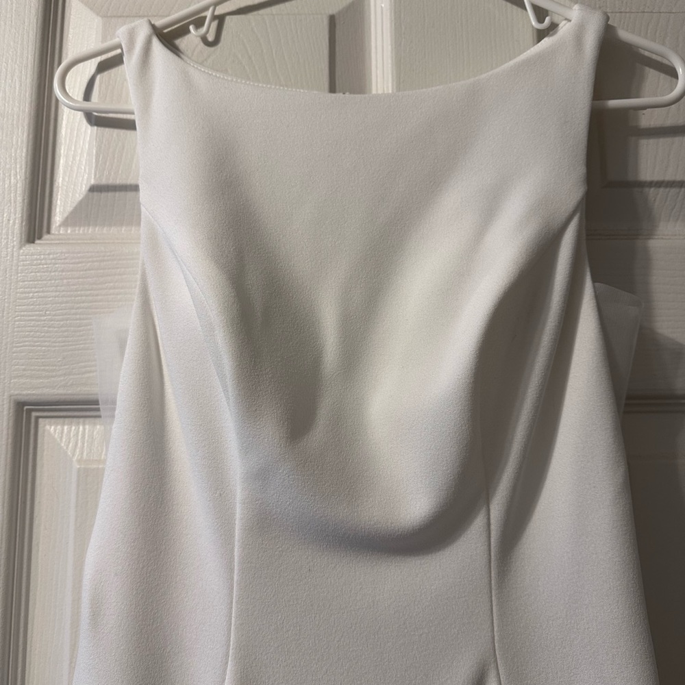 Azazie bridal dress, mesh cutout size 6 - Picture 2 of 15
